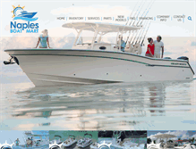 Tablet Screenshot of naplesboatmart.com